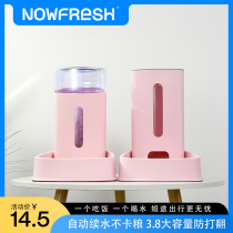 Kitty Automatic feeder Drinking water dispenser Visible window Puppy water dispenser Pet drinking water Divine Instrumental Supplies Water Flow