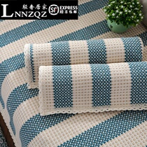 Sofa cushion four seasons universal cotton and hemp simple modern non-slip sofa cover universal backrest towel mat fabric universal