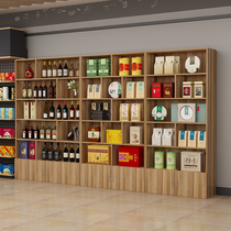 Tobacco and wine cabinet display cabinet supermarket retail shelf home display cabinet tea shop multifunctional product cabinet