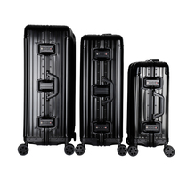 20 new aluminum magnesium alloy trolley case men 20 inch boarding case suitcase aluminum frame luggage female 24 inch wedding case