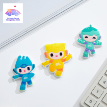 mascot PVC refrigerator with cultural creativity refrigerator with magnet patch gift souvenir