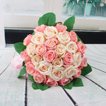 Korean-style Beautiful Bride wedding simulation rose hand-held Flower Ball photo studio wedding photo wedding supplies