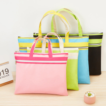 8K sketch paper file bag A3 Art bag large capacity A4 zipper bag double canvas portable storage bag