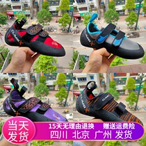  climbx rave icon professional beginner mens and womens entry velcro climbing shoes bouldering shoes