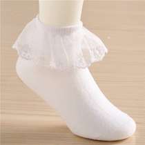 Dankai children Latin regulations socks lace princess lace socks girls dance cotton socks lace white socks