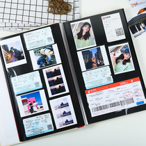 Diy pasted net red models Movie tickets Train tickets Collection book Plane tickets Tickets Album book Anniversary book Couple