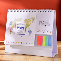 2021 new desk calendar calendar to map custom creative calendar desktop 2020 note plan This office custom-made custom production Ox printing company corporate advertising logo simple style