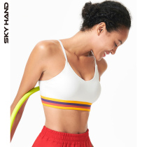SKY thin shoulder strap yoga clothing sports underwear vest style beauty back running fitness Bra Bra Bra moisture wicking tide