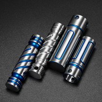  Creative pure titanium mini large-capacity medicine box for the elderly portable first aid small medicine bottle outdoor titanium alloy portable waterproof warehouse