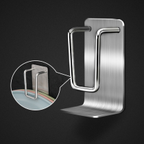 Bathroom hanging basin artifact toilet toilet toilet storage rack pot hanging baby tub adhesive hook hook