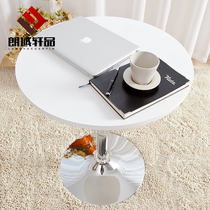  Langyu Xuan products European-style small round table Simple dining table Modern lifting bar table Coffee table Casual negotiation square table