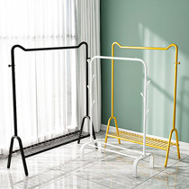 Room hanger does not take up space simple floor-to-ceiling bedroom household clothes drying multi-functional coat rack rod-type clothes hanger
