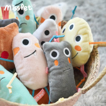Cute personality mobile M star toy series catnip cat toy little monster sound paper Meow plush toy
