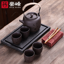 Haofeng Wu Jinshi Kung Fu tea set Whole household tea tray set Simple stone tea tray Small tea table