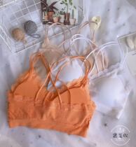 Sexy Lace Side Wrap Breast girl anti-walking light underwear No steel ring in thick coalage sling Breasted Bra Beauty Back