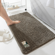 Household toilet floor mat entrance mat bathroom absorbent mat non-slip mat bedroom door carpet mat mat doormat