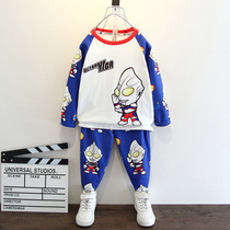 Altman clothes autumn Dijia childrens pajamas boys handsome new home clothes boys autumn clothes