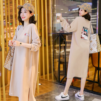 Pregnant womens spring long sleeves slim spring and autumn suits fashion a-top womens autumn and winter dress