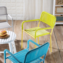 Kens plastic-knitted armchair Chair Baby Chair Plastic Leaning Back Chair Children Study Chair Color Children Chair Seat