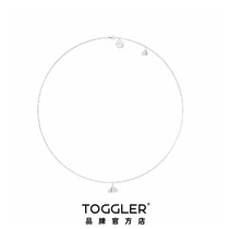 TOGGLER 20SS simple personality original design sense Two-thirds diamond necklace Clavicle chain necklace