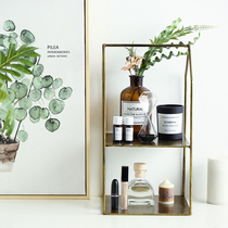 Nordic Wind Iron Art Cosmetics Shelving Creative Bird Cage Type Cake Show Restaurant Lower Afternoon Tea Dessert Shelf