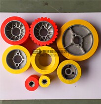 Feeder Rubber Wheel Woodworking Machinery Feeder Accessories 120*60 Plastic Wheel Feed Machine Press Wheel Press Rolling Milling