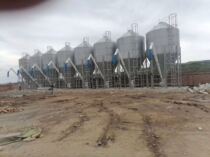 Breeding feed Tower pig feed line feed Tower 22 tons galvanized sheet 3-30 tons pig raising equipment
