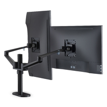 Desktop computer monitor bracket dual-screen combination aluminum alloy suspension bracket booster base