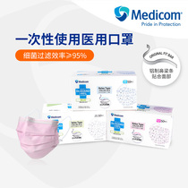 Medicom Madekan uses medical masks to protect the mask into three layers of comfortable breathable breathable breathable breathable