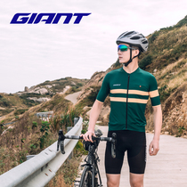 Jiante two-dimensional mens short-sleeved cycling clothing spring and summer sports fitness skin-friendly quick-drying bicycle riding equipment