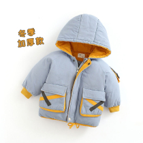 Boy thick coat 2019 new baby boy foreign style cotton clothes 1-6 years old baby cotton padded jacket baby thick winter clothes