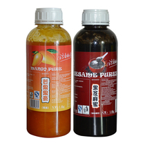 New Date Blue Mountain BM Mango Paste Sesame Jam Puree 1400g Bottled Fruity Drink Shaved Ice Smoothie