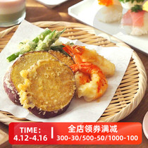 Spot Japan imported Changlu House hand-woven pallet round pallet insulation pad Japanese-style receiving basket