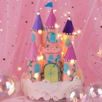 Unpacking handmade girl diy Music Music Music Box ornaments non-woven fabric material bag gift