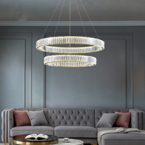 Postmodern light extravagant atmosphere Living room Bedroom Crystal Chandelier Modern Minimalist Home Restaurant Duplex large chandelier