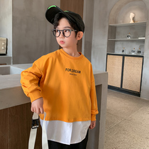 Boys clothes spring and autumn childrens autumn base shirt children long sleeve T-shirt boys 2021 autumn new foreign gas