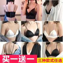 French girl 1 2 half cup ultra-thin small chest gather bra sexy lace big chest underwear set