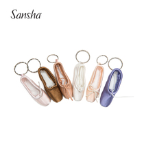 Sansha French Sansha Handmade ballet dance pointy shoes trinkets mini shoes key chain keychain