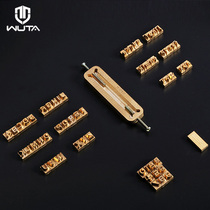 Free combination copper mold custom leather printing tool movable type case Chinese and English alphanumeric leather logo