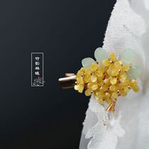 Small hair clip small and delicate edge clip teenage girl Jane Yosens ancient wind sweet-scented osmanthus Song system Accessories Hanfu Children Clip