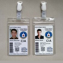 American drama Mission Impossible Spy spy movie heavy film CIA personality COS custom prop version identity card