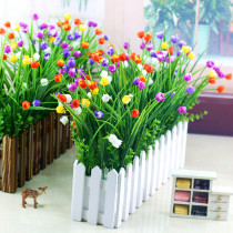 Simulation green plant fence flower decoration fake flower decoration flower living room balcony coffee table decoration Home bouquet set