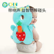 Child anti-drop head protection pad Childrens anti-drop head baby toddler head anti-collision backpack Little bee head restraint