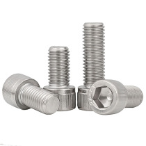 304 stainless steel cylinder head hexagon socket screw Cup head bolt screw M1 4M2 5M3M4M5M6M8M10