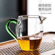 Glass Road cup thickened heat-resistant kung fu tea set accessories filter large tea sea tea sub-tea with tea leak set