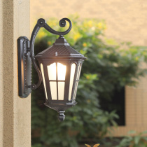 American wall lamp Outdoor waterproof garden lamp Outdoor open-air garden Villa door exterior wall lamp Balcony terrace lamp