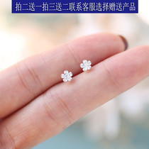 s925 pure silver sweet-scented osmanthus 2019 new tide freshener 100 hitch to sleep without picking flowers earrings earrings