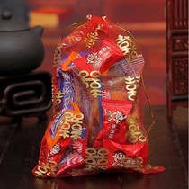 Wedding supplies bag candy box packaging bag gauze bag back gift bag creative happy bag 100 years good