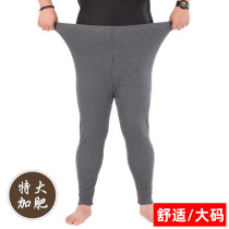 Large-size autumn pants mens fattened increase single cotton wool pants bottoming thread pants mens pants pants wool forged fat guy pure cotton