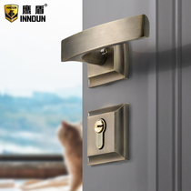 New Chinese Classical Green Bronze Door Lock Handlock American European Antique Indoor Bedroom Door Lock Handle
